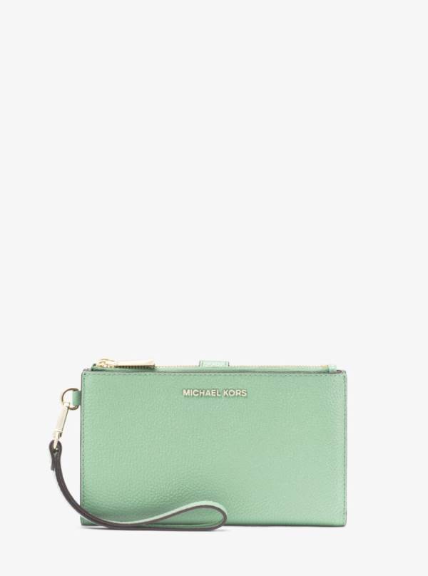 Damske Penazenky Michael Kors Adele Pebbled Leather Smartphone Svetlo Zelene - Doplnky Michael Kors Nejlevnejsi | NKHJP-4516